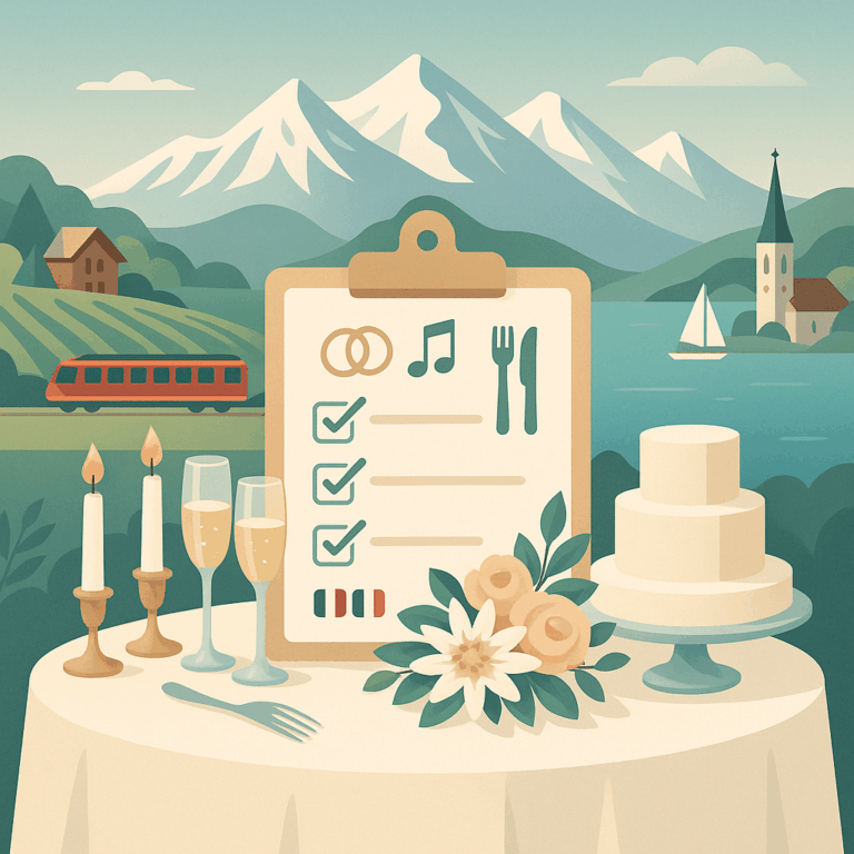 Checklist préparation de mariage
