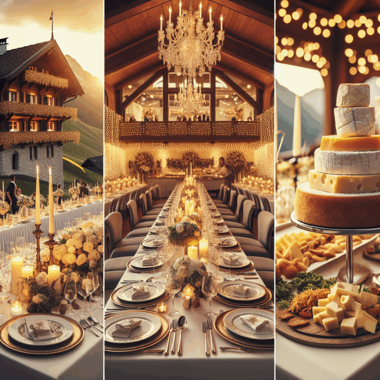 Repas de mariage: assis, buffet ou cocktail en Suisse