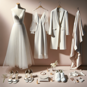 Tenue de rechange mariage pour mariée et marié