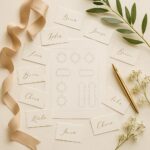 Plan de table de mariage élégant et organisé